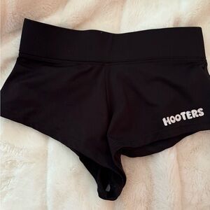 Hooters Women's Black Athletic Shorts